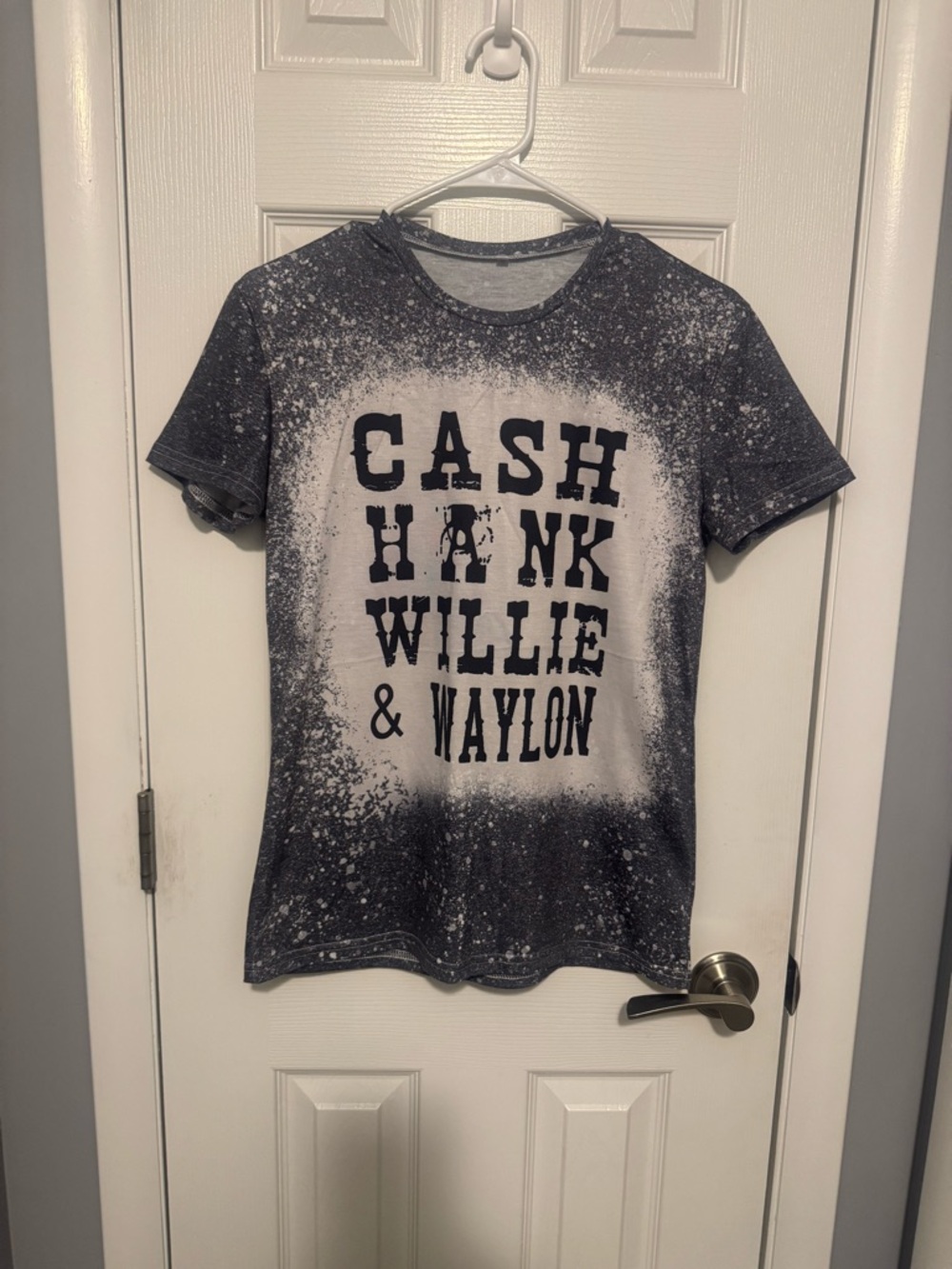 Graphic Band Tee with CASH HANK WILLIE & WAYLON Print S